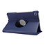 Case2go - Tablet hoes geschikt voor Lenovo Tab M10 HD - 2e Generatie - Draaibare Book Case Cover + Screenprotector - 10.1 Inch - Donker Blauw