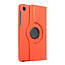 Case2go - Tablet hoes geschikt voor Samsung Galaxy Tab A7 Lite - Draaibare Book Case Cover - 8.7 inch - Oranje