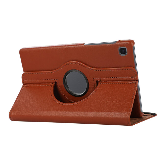 Case2go - Tablet hoes geschikt voor Samsung Galaxy Tab A7 Lite - Draaibare Book Case Cover - 8.7 inch - Bruin