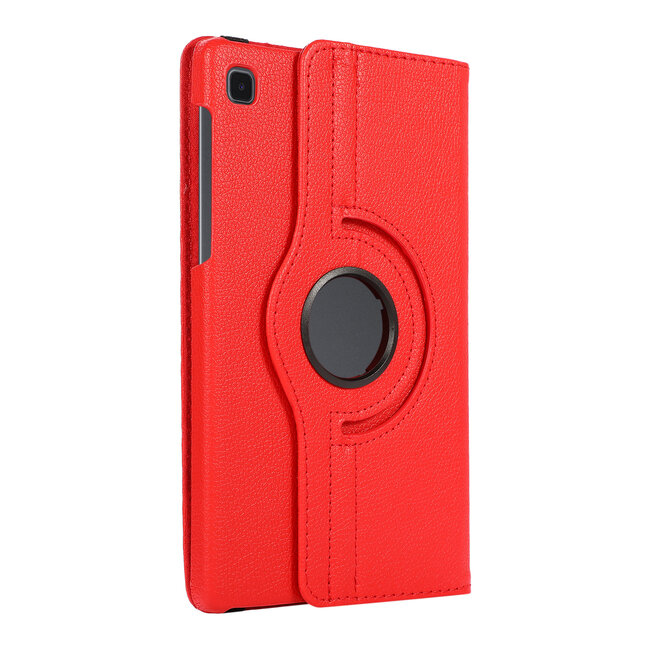 Case2go - Tablet hoes geschikt voor Samsung Galaxy Tab A7 Lite - Draaibare Book Case Cover - 8.7 inch - Rood