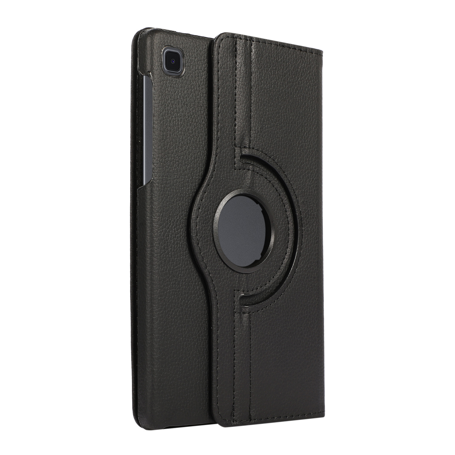 Case2go - Tablet hoes geschikt voor Samsung Galaxy Tab A7 Lite - Draaibare Book Case Cover - 8.7 inch - Zwart afbeelding