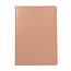 Case2go - Tablet hoes geschikt voor iPad 10.2 inch 2019 / 2020 / 2021 - Draaibare Book Case + Screenprotector - Rose-Goud