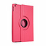 Case2go - Tablet hoes geschikt voor iPad 10.2 inch 2019 / 2020 / 2021 - Draaibare Book Case + Screenprotector - Magenta