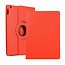 Case2go - Tablet hoes geschikt voor iPad 10.2 inch 2019 / 2020 / 2021 - Draaibare Book Case + Screenprotector - Oranje