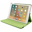 Case2go - Tablet hoes geschikt voor iPad 10.2 inch 2019 / 2020 / 2021 - Draaibare Book Case + Screenprotector - Groen