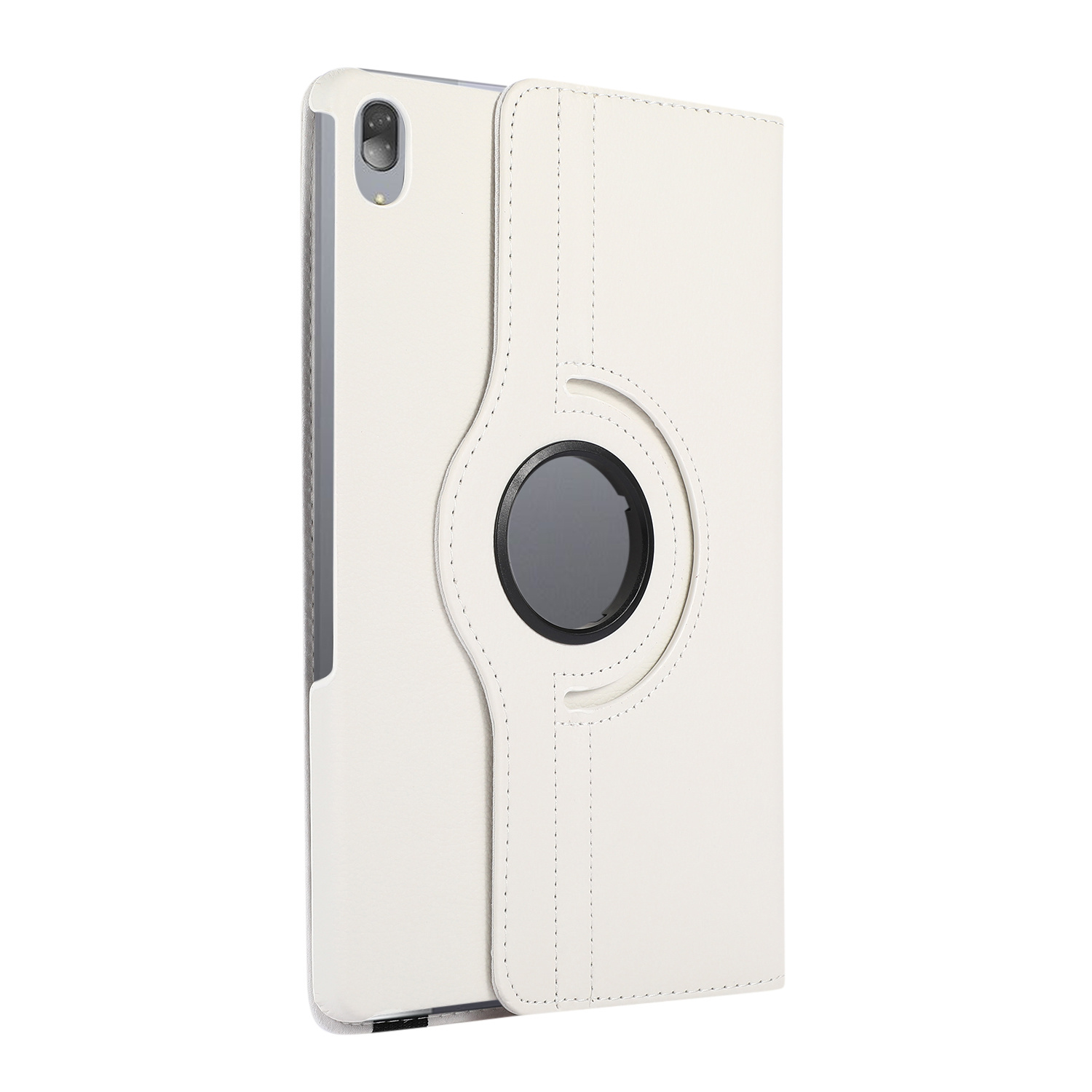 Case2go - Tablet hoes geschikt voor Lenovo Tab P11 Pro - Draaibare Book Case Cover - 11.5 Inch - Wit afbeelding