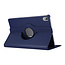 Case2go - Tablet hoes geschikt voor Lenovo Tab P11 - Draaibare Book Case Cover - 11 inch - Donker Blauw