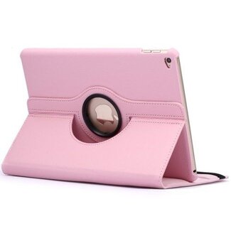 Case2go Case2go - Tablet hoes geschikt voor iPad 9.7 inch (2017/2018) - draaibare book case - Roze