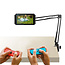 Case2go - Tablet Houder / Telefoonhouder voor bureau - Geschikt voor Tablet, Telefoon en Nintendo Switch - 360 graden verstelbaar - Zwart