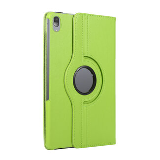 Case2go Case2go - Tablet hoes geschikt voor Lenovo Tab P11 - Draaibare Book Case Cover - 11 inch - Groen