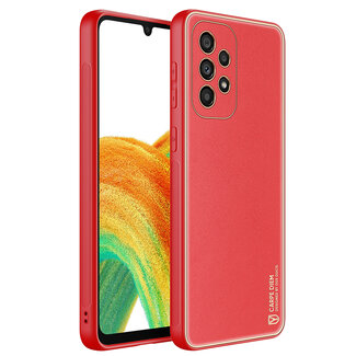 Dux Ducis - Hoesje geschikt voor Samsung Galaxy A33 5G - Yolo Series - Rood