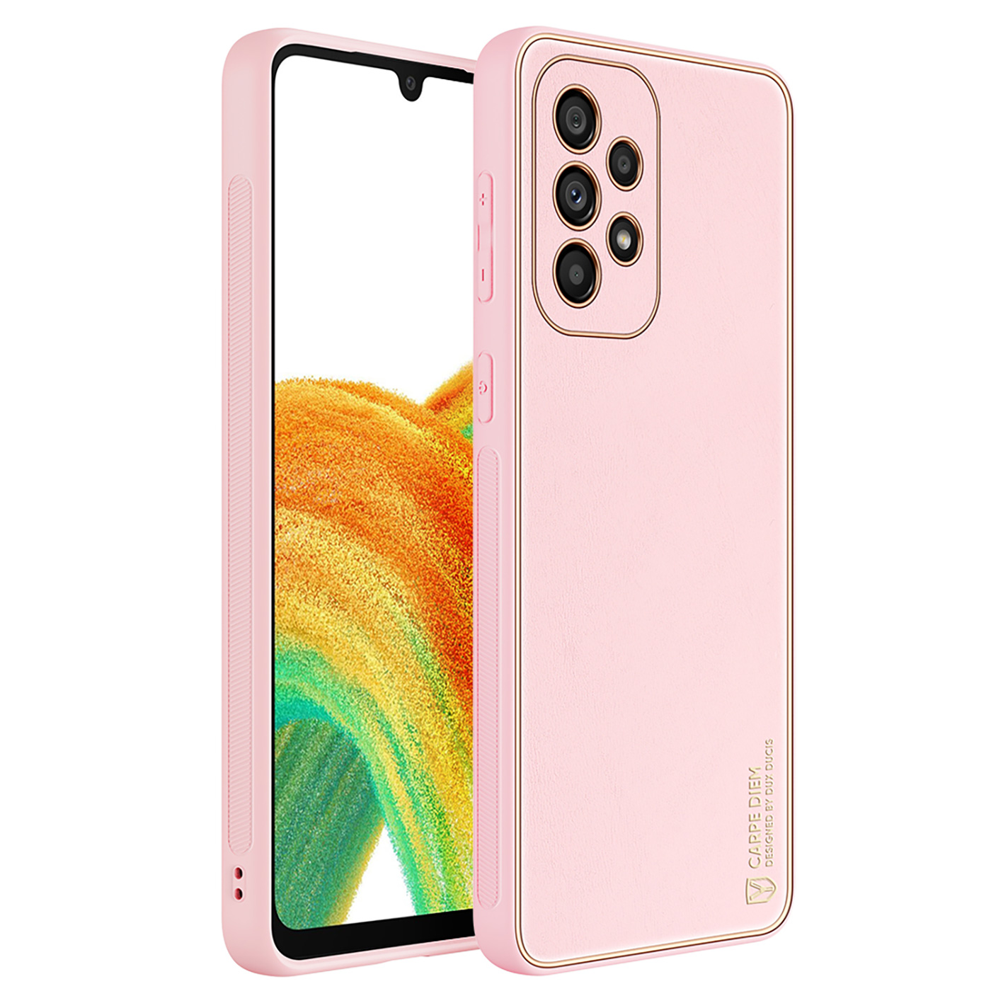 Dux Ducis - Hoesje geschikt voor Samsung Galaxy A33 5G - Yolo Series - Roze afbeelding