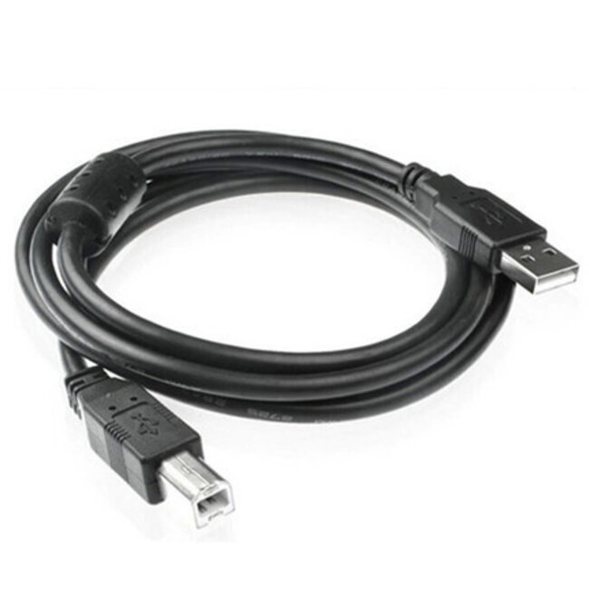 Printerkabel - Printer kabel usb - USB 2.0 -  3 Meter - Zwart