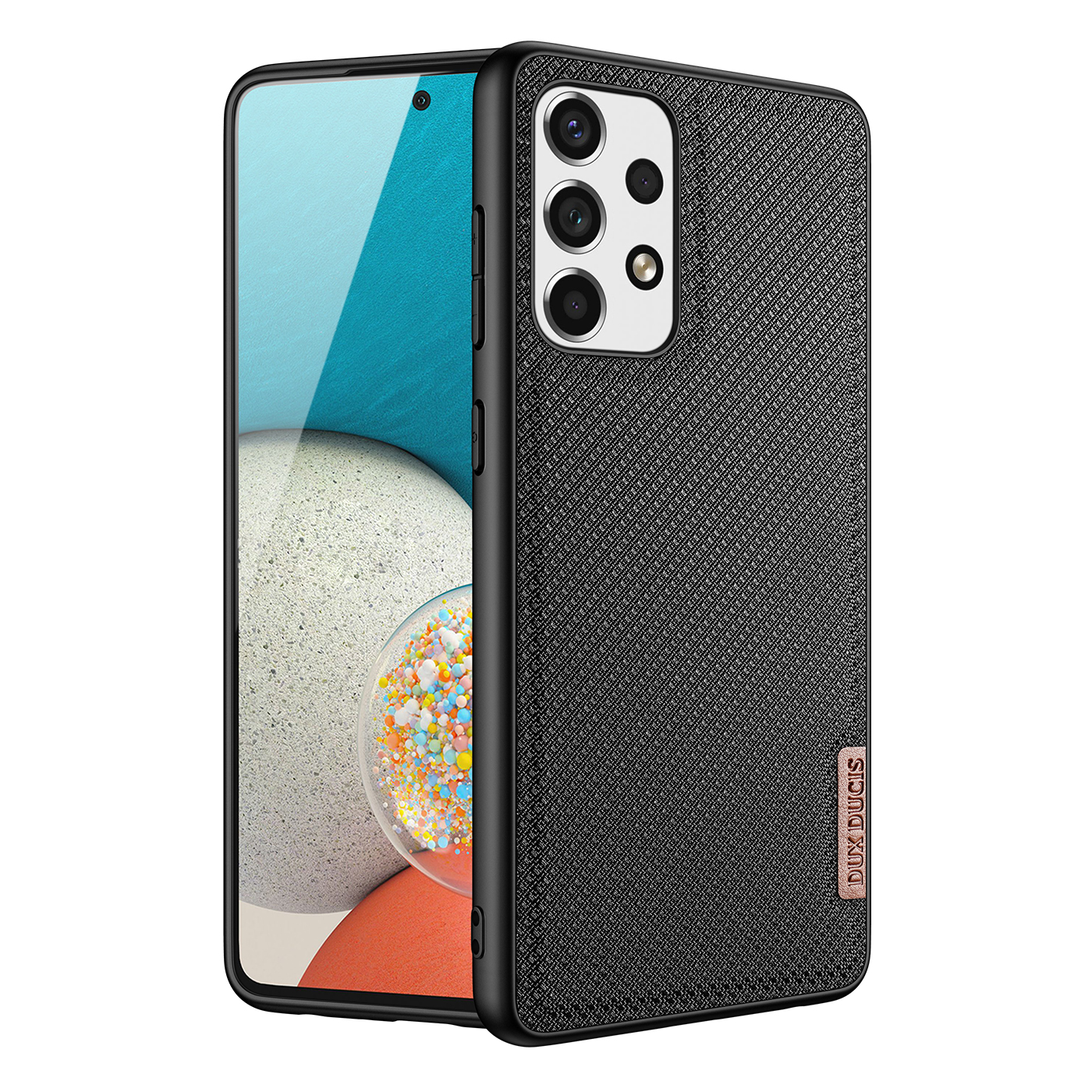Dux Ducis - Telefoonhoesje geschikt voor Samsung Galaxy A73 5G - Fino Series - Back Cover - Zwart afbeelding