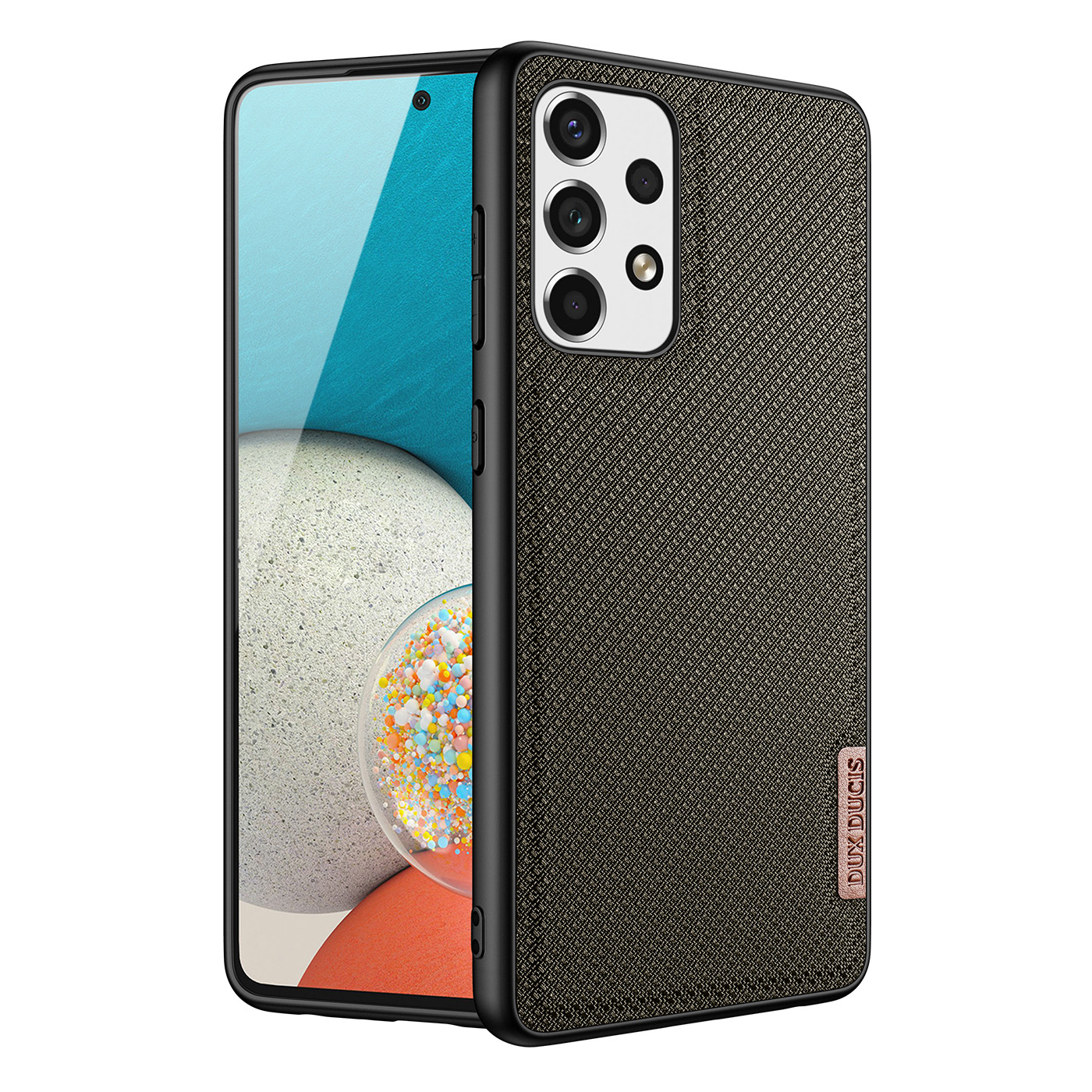 Dux Ducis - Telefoonhoesje geschikt voor Samsung Galaxy A73 5G - Fino Series - Back Cover - Groen afbeelding