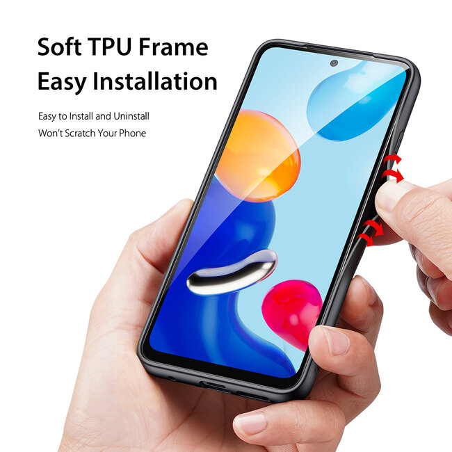 Dux Ducis - Telefoonhoesje geschikt voor Xiaomi Mi 11  - Fino Series - Back Cover - Blauw