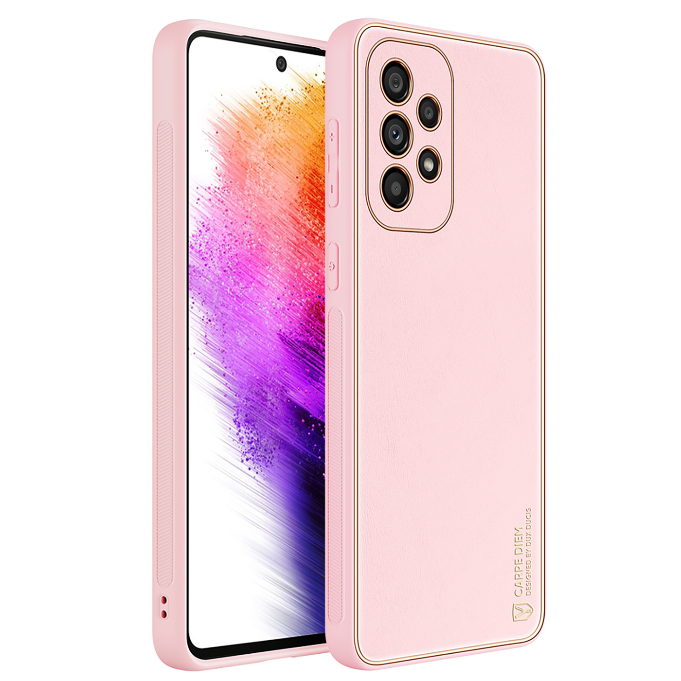 Dux Ducis - Hoesje geschikt voor Samsung Galaxy A73 5G - Yolo Series - Roze afbeelding