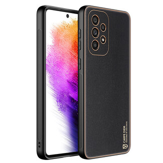 Dux Ducis - Hoesje geschikt voor Samsung Galaxy A73 5G - Yolo Series - Zwart