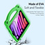 Apple iPad mini 6 (8.3 Inch) Hoes - Schokbestendige case met handvat - Panda Series - Groen