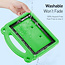 Apple iPad mini 6 (8.3 Inch) Hoes - Schokbestendige case met handvat - Panda Series - Groen