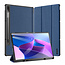 Tablethoes geschikt voor Lenovo Tab P12 Pro - Dux Ducis Domo Book Case - Cover met Houder voor Styluspen  - Blauw