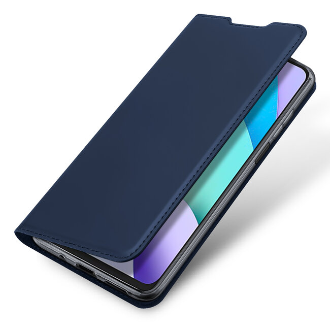 Dux Ducis - Telefoonhoesje geschikt voor Xiaomi Redmi Note 10 - Skin Pro Book Case - Blauw