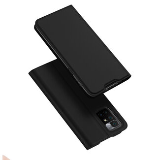 Dux Ducis - Telefoonhoesje geschikt voor Xiaomi Redmi Note 10 - Skin Pro Book Case - Zwart