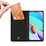 Dux Ducis - Telefoonhoesje geschikt voor Xiaomi Redmi Note 10 - Skin Pro Book Case - Zwart