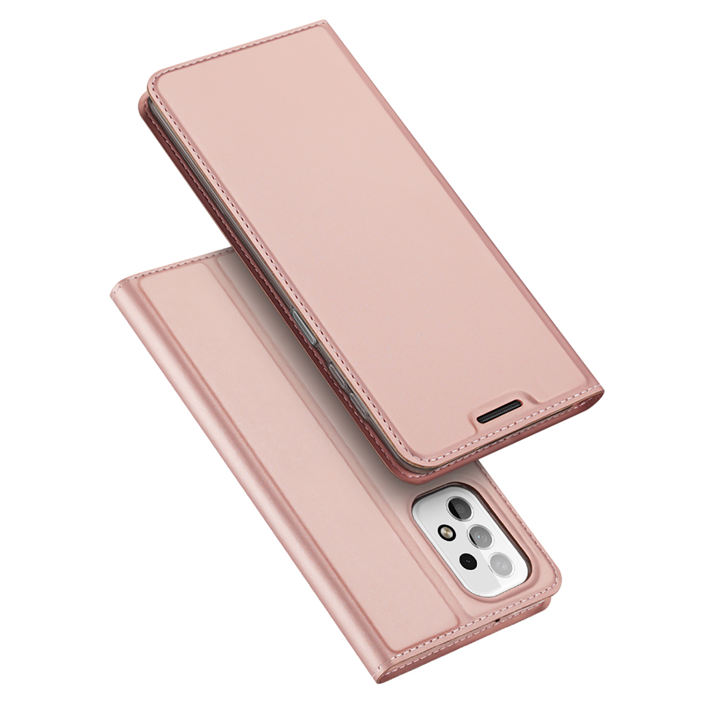 Dux Ducis - Telefoonhoesje geschikt voor Samsung Galaxy M23 - Skin Pro Book Case - Roze afbeelding