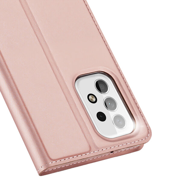 Dux Ducis - Telefoonhoesje geschikt voor Samsung Galaxy M23 - Skin Pro Book Case - Roze