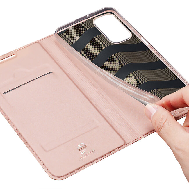 Dux Ducis - Telefoonhoesje geschikt voor Samsung Galaxy M23 - Skin Pro Book Case - Roze