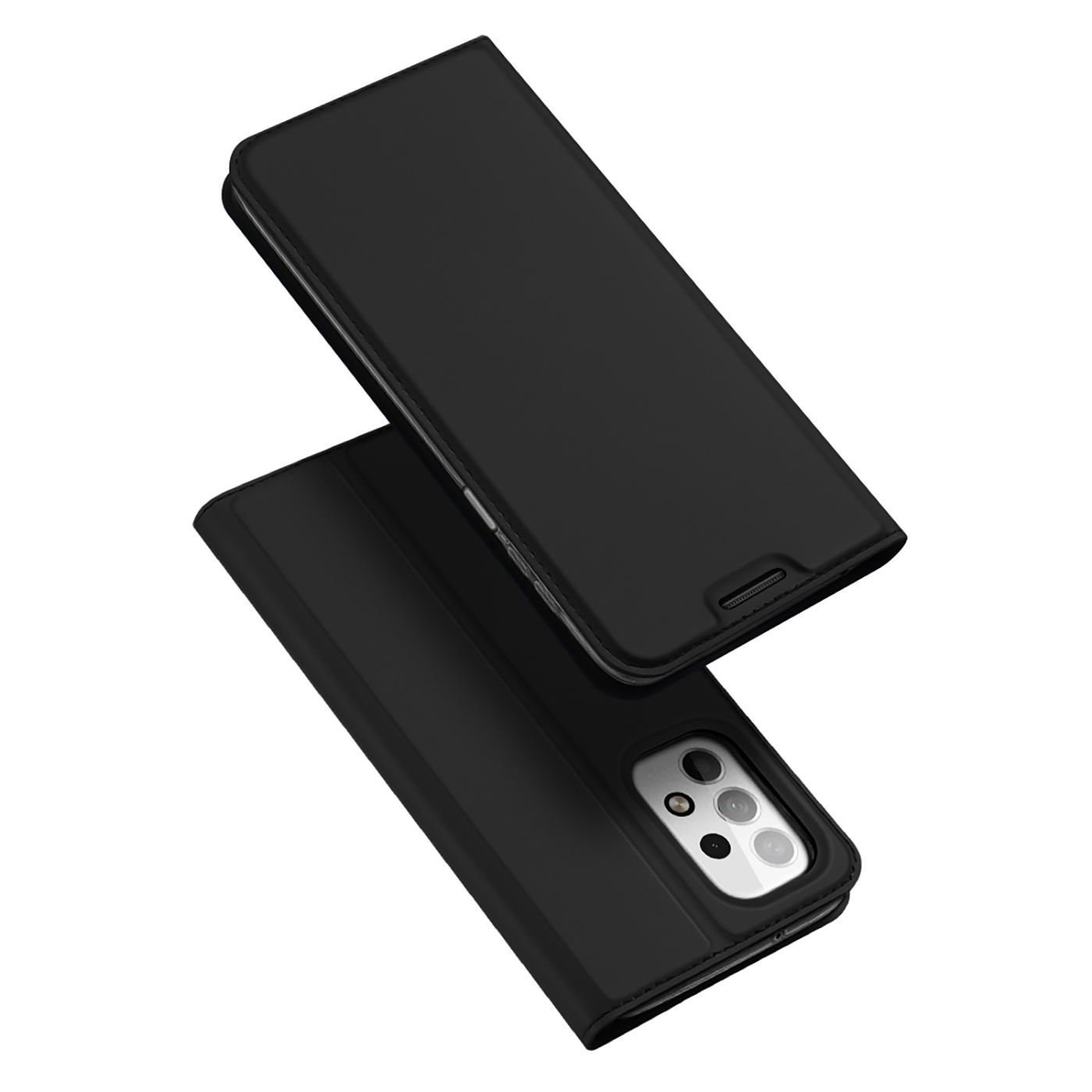 Dux Ducis - Telefoonhoesje geschikt voor Samsung Galaxy M23 - Skin Pro Book Case - Zwart afbeelding