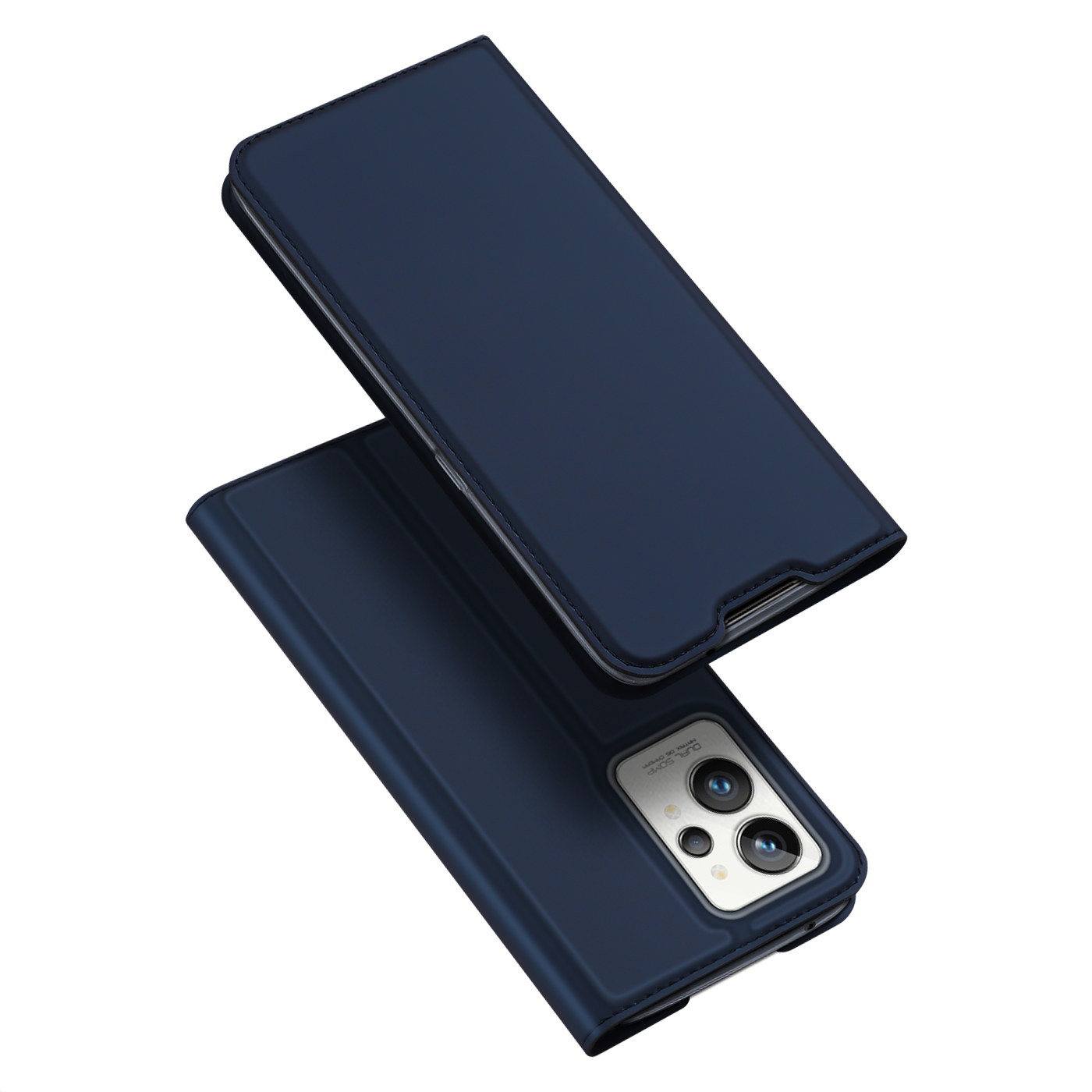 Dux Ducis - Telefoonhoesje geschikt voor Realme GT2 Pro - Skin Pro Book Case - Blauw afbeelding