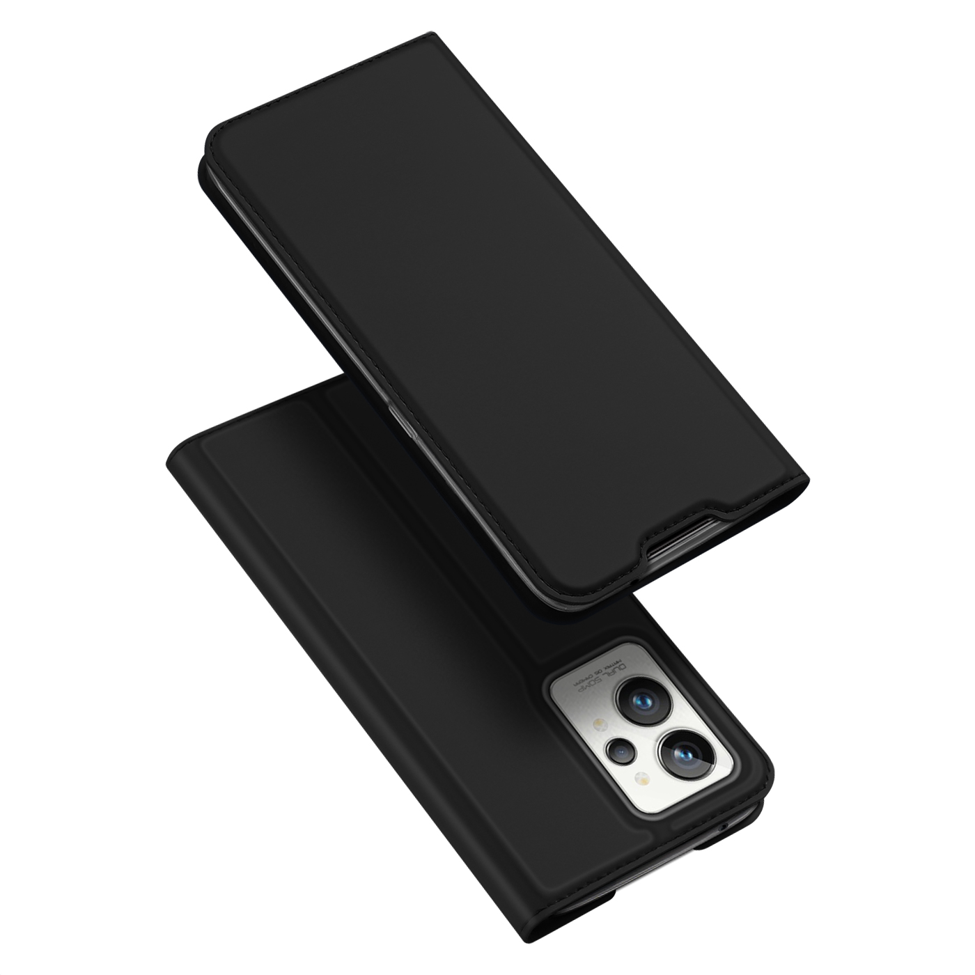 Dux Ducis - Telefoonhoesje geschikt voor Realme GT2 Pro - Skin Pro Book Case - Zwart afbeelding