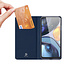 Dux Ducis - Telefoonhoesje geschikt voor Motorola Moto G22 - Skin Pro Book Case - Blauw