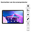 Tablet screenprotector geschikt voor Lenovo tab M10 Plus 3rd Gen - Case-friendly screenprotector - 2 stuks - Tempered Glass - Transparant