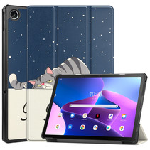 Tablet hoes voor Lenovo Tab M10 Plus (3e generatie) 10.6 inch - Tri-Fold Book Case - Good Night