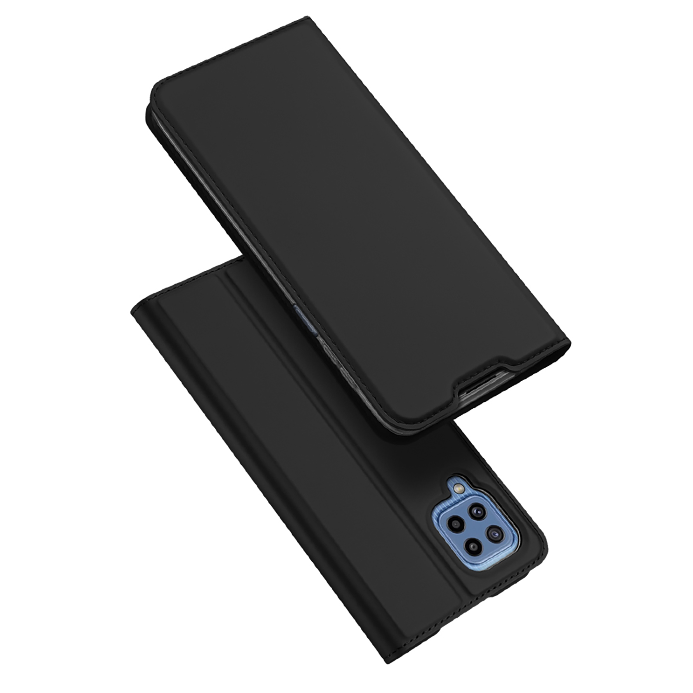 Dux Ducis - Telefoonhoesje geschikt voor Samsung Galaxy M33 - Skin Pro Book Case - Zwart afbeelding