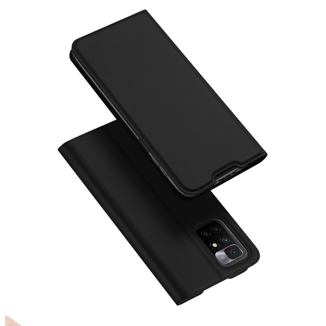 Dux Ducis - Telefoon Hoesje geschikt voor Xiaomi Redmi 10 5G Hoes - Skin Pro Book Case - Zwart