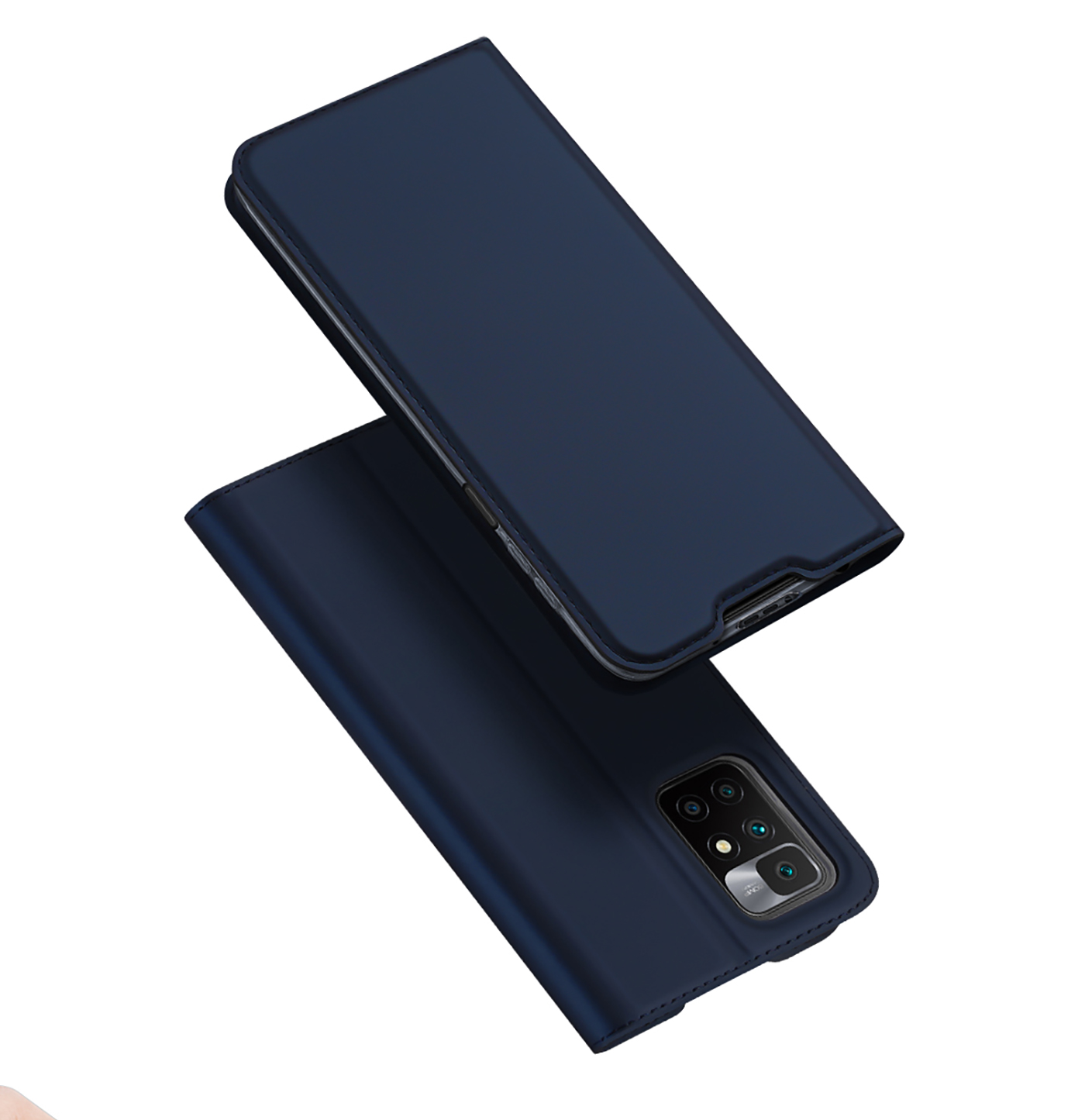 Dux Ducis - Telefoon Hoesje geschikt voor Xiaomi Redmi 10 5G Hoes - Skin Pro Book Case - Blauw afbeelding