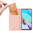 Dux Ducis - Telefoon Hoesje geschikt voor Xiaomi Redmi 10 5G Hoes - Skin Pro Book Case - Rose Goud