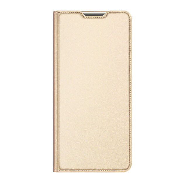 Dux Ducis - Telefoon Hoesje geschikt voor Xiaomi Redmi 10 5G Hoes - Skin Pro Book Case - Goud