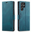 CaseMe Hoesje geschikt voor Samsung Galaxy S22 Ultra 5G - Wallet Book Case - Magneetsluiting - met RFID bescherming - Blauw