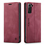 CaseMe Hoesje geschikt voor Samsung Galaxy S22 Plus 5G - Wallet Book Case - Magneetsluiting - met RFID bescherming - Rood