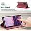 Hoesje geschikt voor Samsung Galaxy A53 5G - Wallet Book Case - Magneetsluiting - met RFID bescherming - Rood