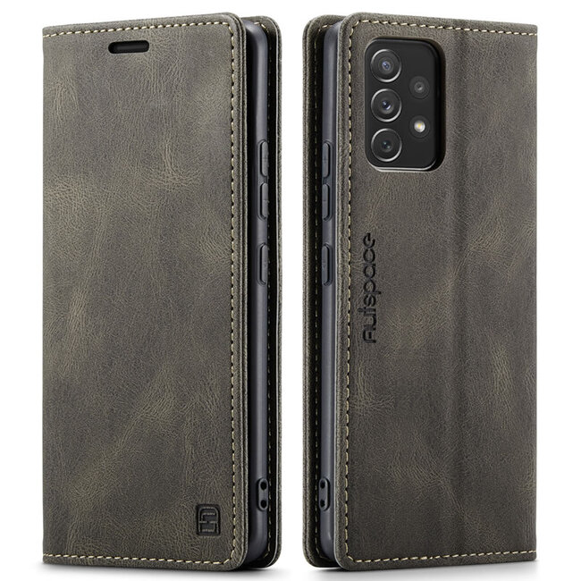 Hoesje geschikt voor Samsung Galaxy A53 5G - Wallet Book Case - Magneetsluiting - met RFID bescherming - Bruin