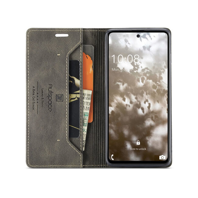 Hoesje geschikt voor Samsung Galaxy A53 5G - Wallet Book Case - Magneetsluiting - met RFID bescherming - Bruin