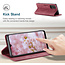 Hoesje geschikt voor Samsung Galaxy A33 5G - Wallet Book Case - Magneetsluiting - met RFID bescherming - Rood