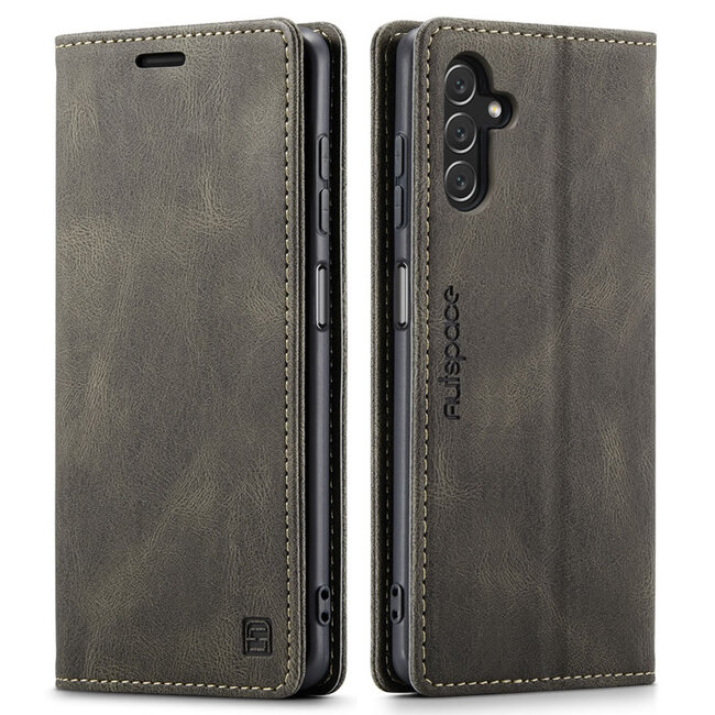 Hoesje geschikt voor Samsung Galaxy A13 5G - Wallet Book Case - Magneetsluiting - met RFID bescherming - Bruin