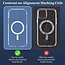 Hoesje geschikt voor iPhone 12 Pro met magnetische ring - Siliconen - Doorzichtige Back Cover - Shockproof - Transparant